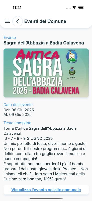 Immagine della mappa di dove si trova il disservizio